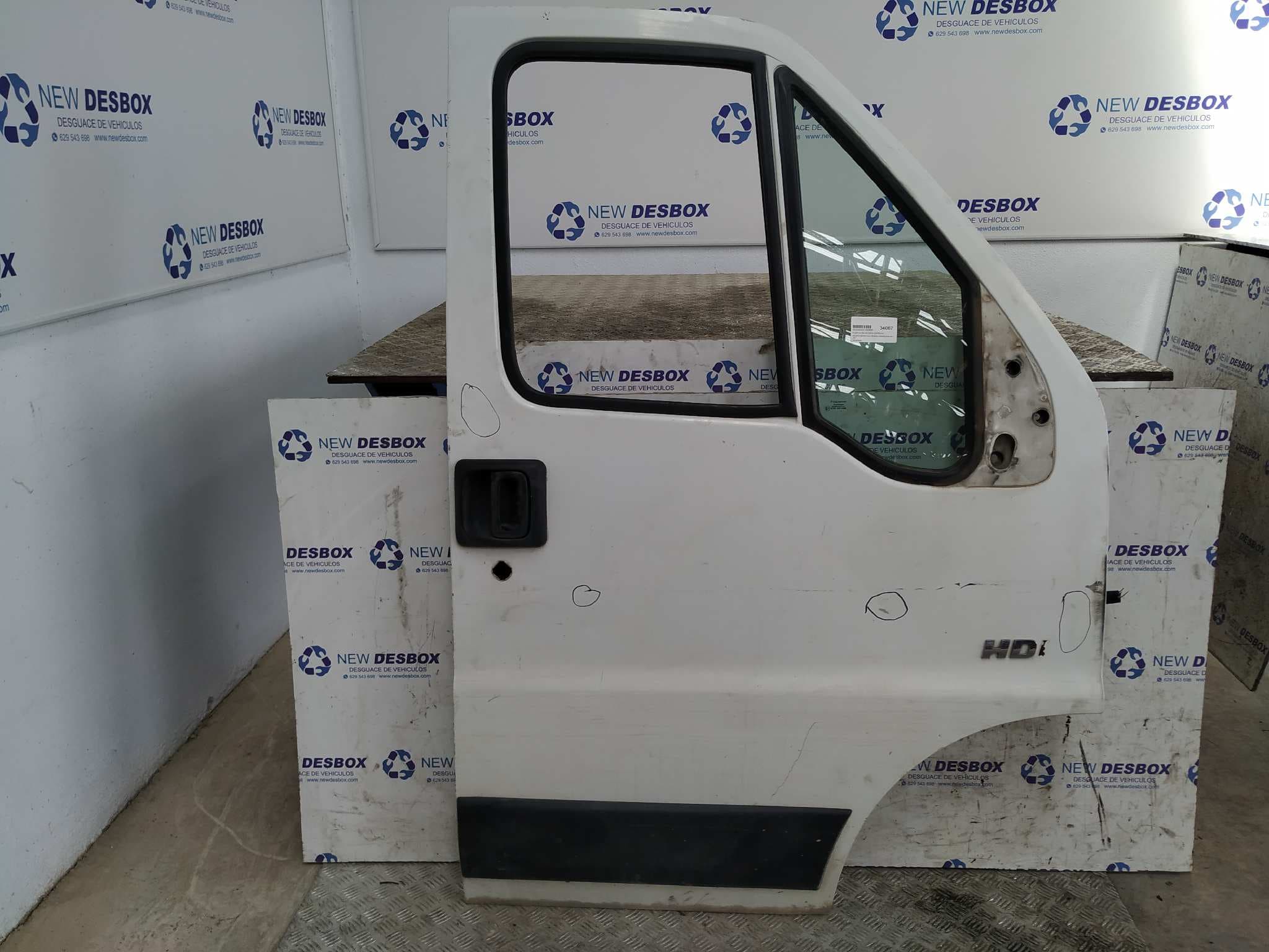 Recambio de PUERTA DELANTERA DERECHA para PEUGEOT BOXER CAJA CERRADA (RS2850)(290/330)('02->) 2.0 HDI CAT RHV referencia OEM IAM - BLANCO
