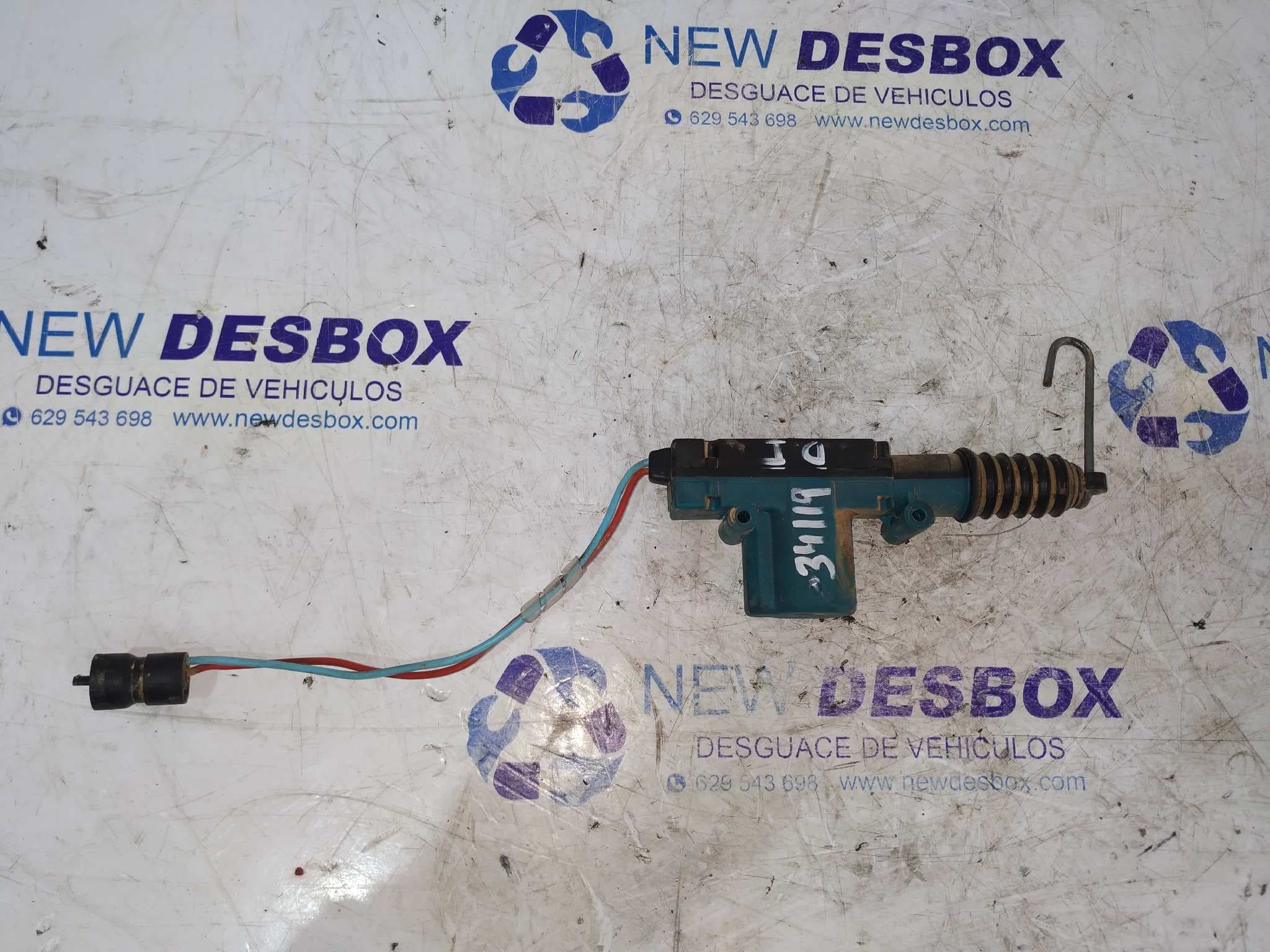 Recambio de CERRADURA PUERTA DELANTERA IZQUIERDA para LIGIER NOVA LDW502 LDW 502 referencia OEM IAM - AMARILLO