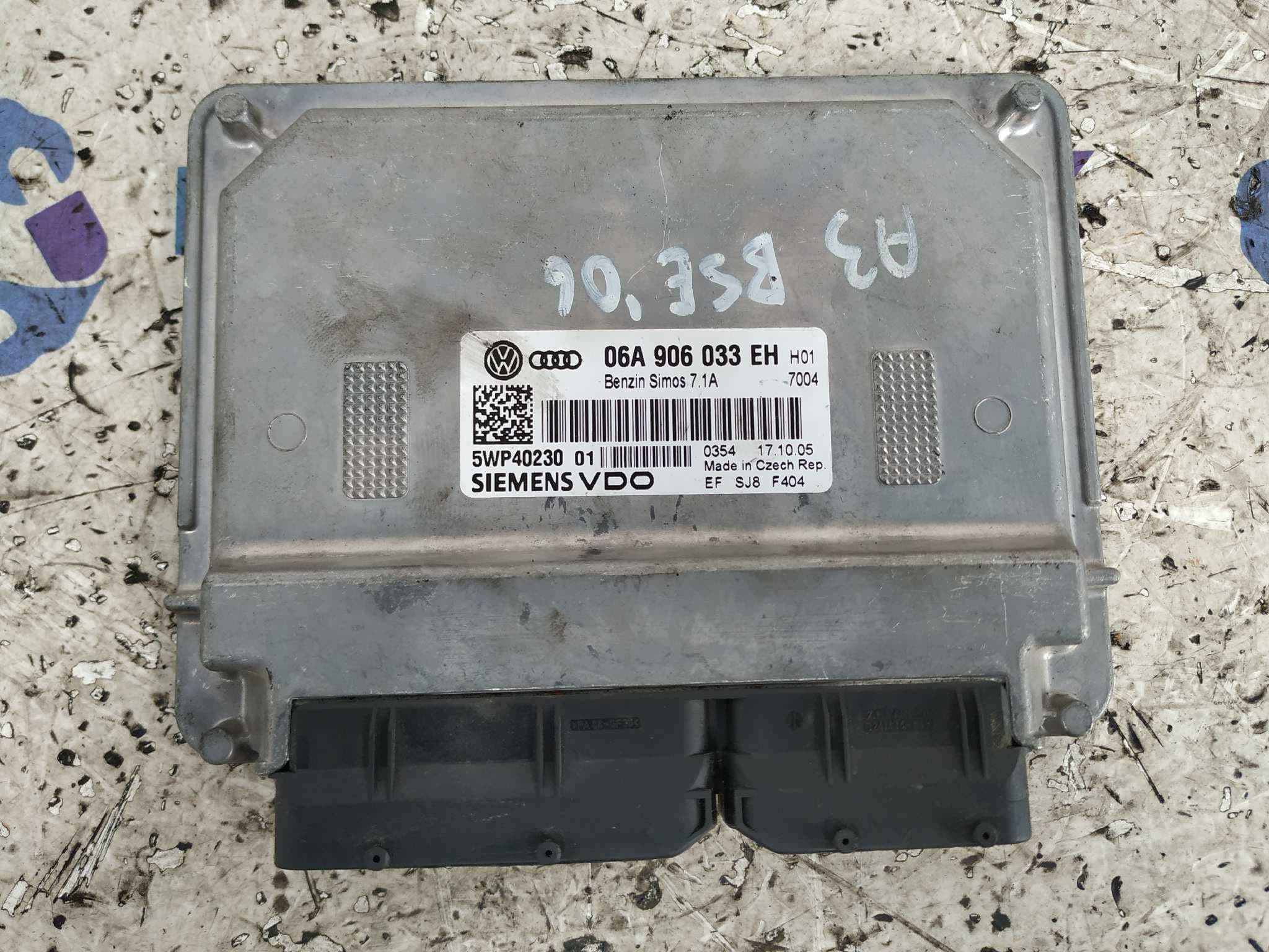 Recambio de CENTRALITA MOTOR UCE para AUDI A3 (8P) BSE referencia OEM IAM 06A906033EH