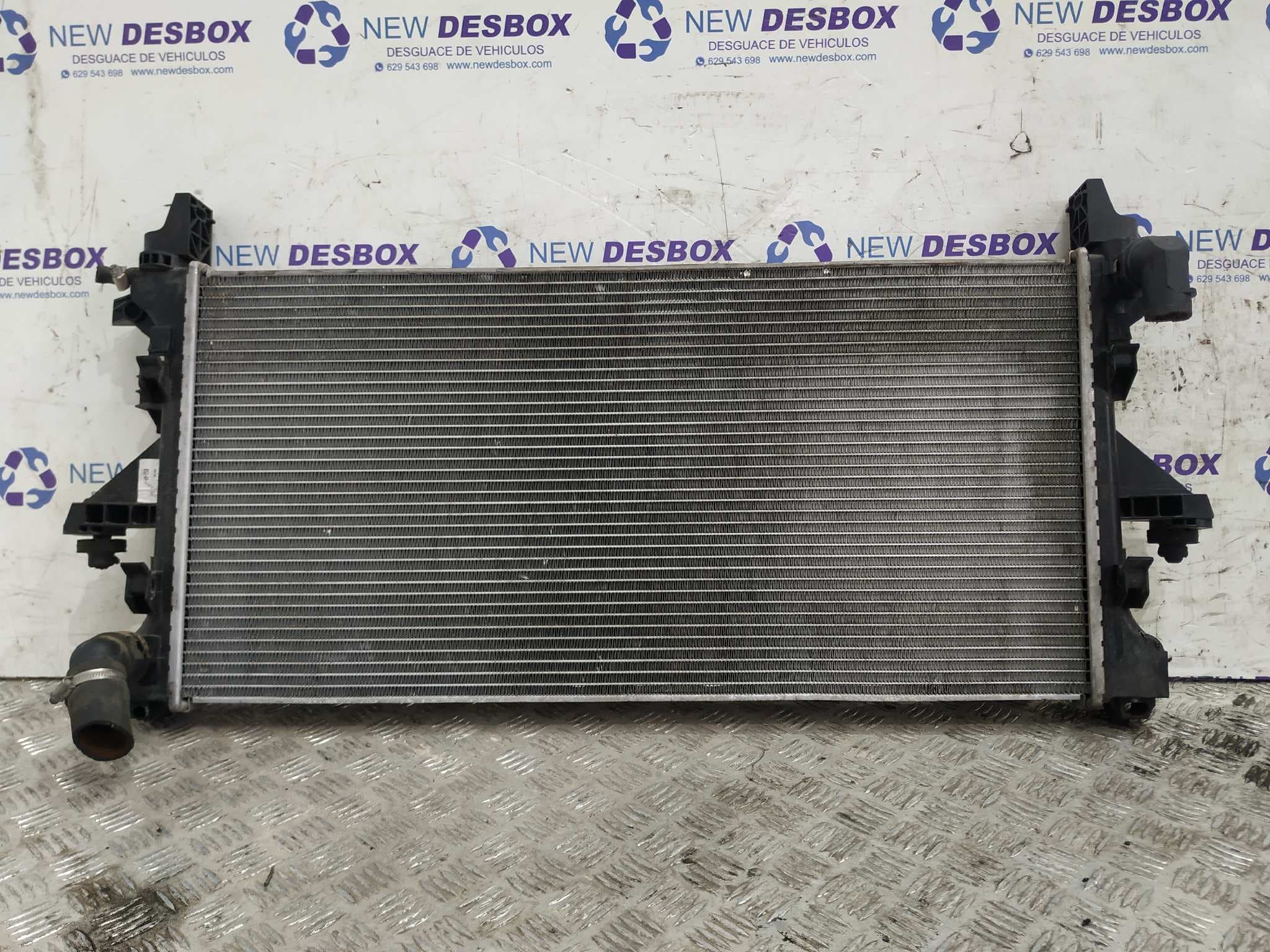 Recambio de RADIADOR AGUA para FIAT DUCATO CAJA CERRADO 30 (06.2006=>) 2.2 JTD CAT F1AE0481D referencia OEM IAM 852AP - BLANCO