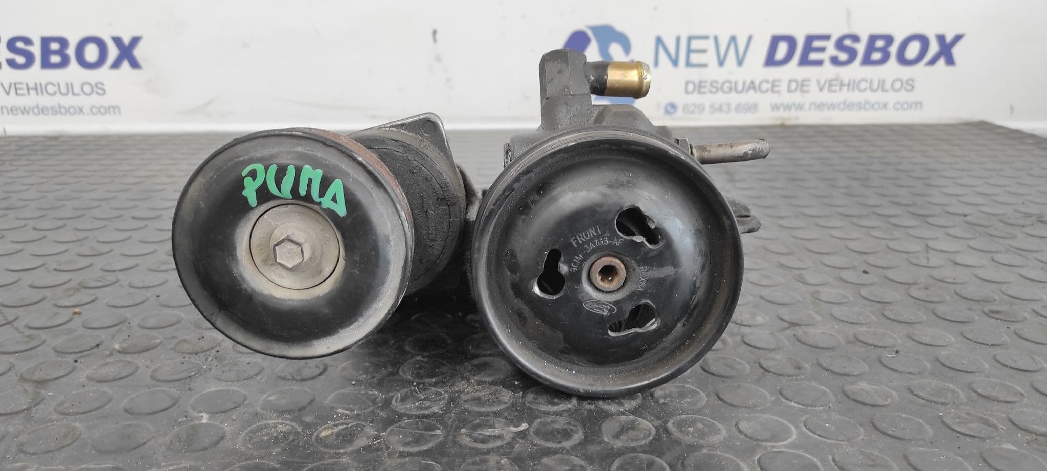Recambio de BOMBA DIRECCION para FORD PUMA (CCE) 1.7 16V CAT MHA referencia OEM IAM 96MF3A733AE - ROJO