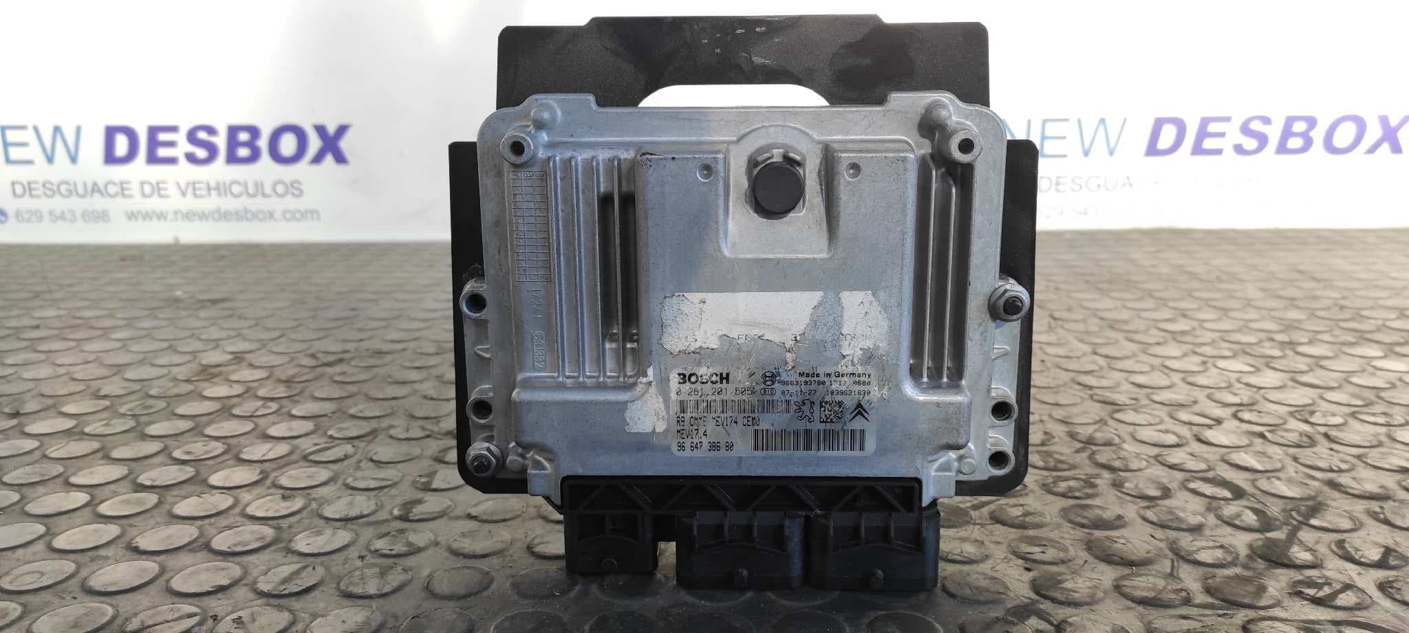 Recambio de CENTRALITA MOTOR UCE para PEUGEOT 308 5FW referencia OEM IAM 9664738680 - PLATA