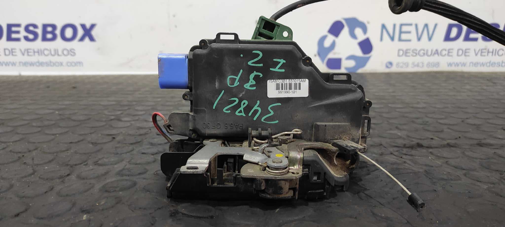 Recambio de CERRADURA PUERTA DELANTERA IZQUIERDA para SEAT IBIZA (6L1) BBY referencia OEM IAM 15AMC3B1837015AM - AMARILLO