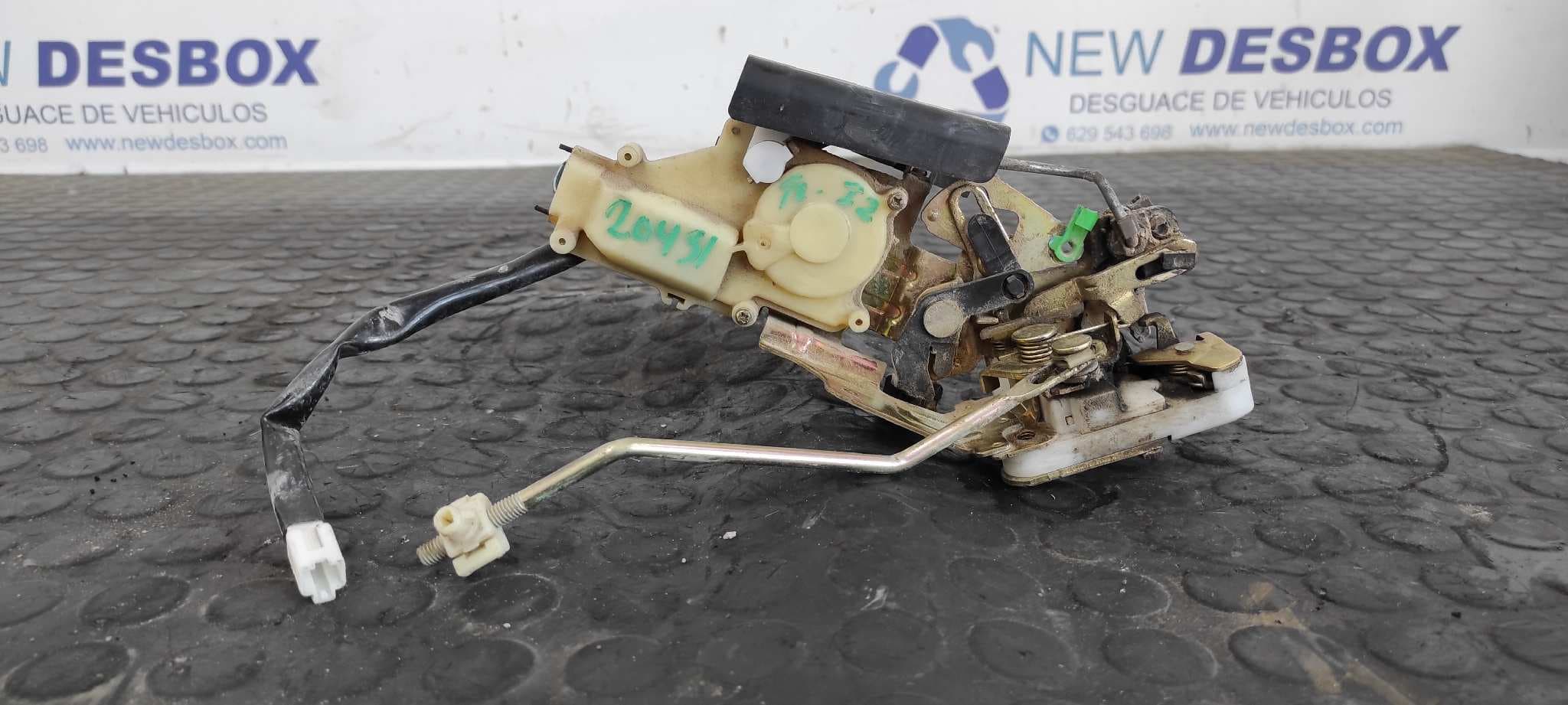 Recambio de CERRADURA PUERTA TRASERA IZQUIERDA para FORD RANGER (ER) Royal Cabina simple 4X4 WLT referencia OEM IAM - VERDE