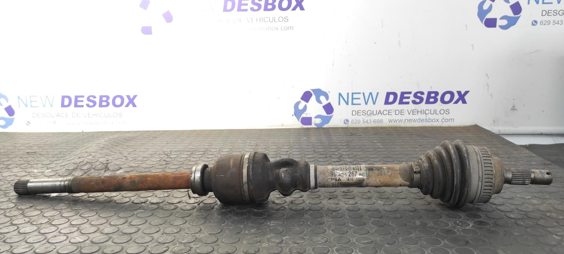 Recambio de TRANSMISION DELANTERA DERECHA para CITROEN XSARA PICASSO 9HY referencia OEM IAM 9642426780 - BLANCO