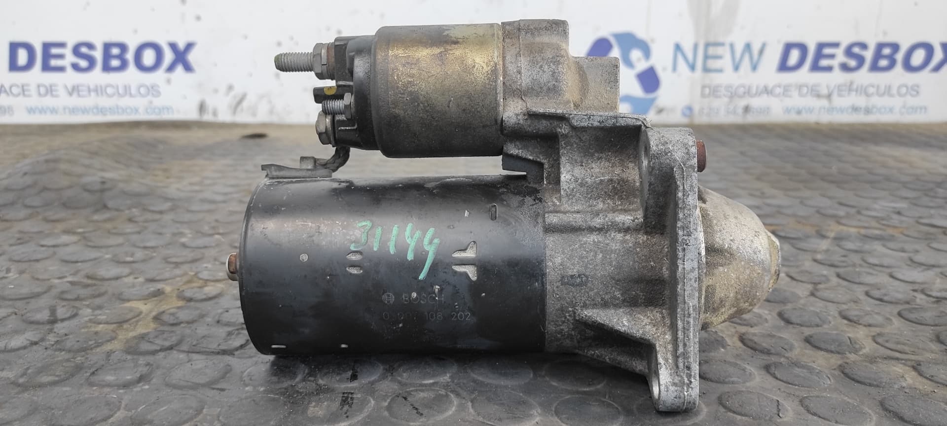 Recambio de MOTOR ARRANQUE para FIAT STRADA (278) 1.9 JTD 188A2000 referencia OEM IAM 0001108202 - BLANCO