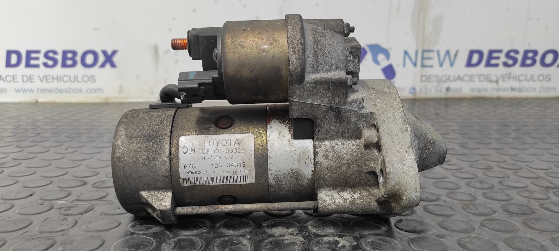 Recambio de MOTOR ARRANQUE para TOYOTA COROLLA VERSO (R1) 1CDFTV referencia OEM IAM 281000G020 - GRIS