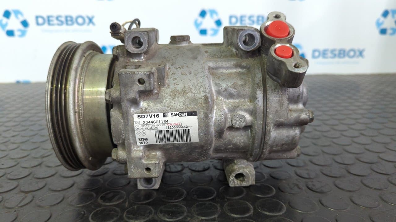 Recambio de COMPRESOR AIRE ACONDICIONADO para DACIA SANDERO K7M710 referencia OEM IAM 8200866443 - ROJO