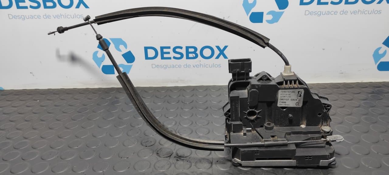 Recambio de CERRADURA PUERTA DELANTERA DERECHA para FIAT DUCATO MAXI CAJA ABIERTA (09.2006 =>) 2.3 JTD CAT F1AE0481D referencia OEM IAM 1350147080 - BLANCO
