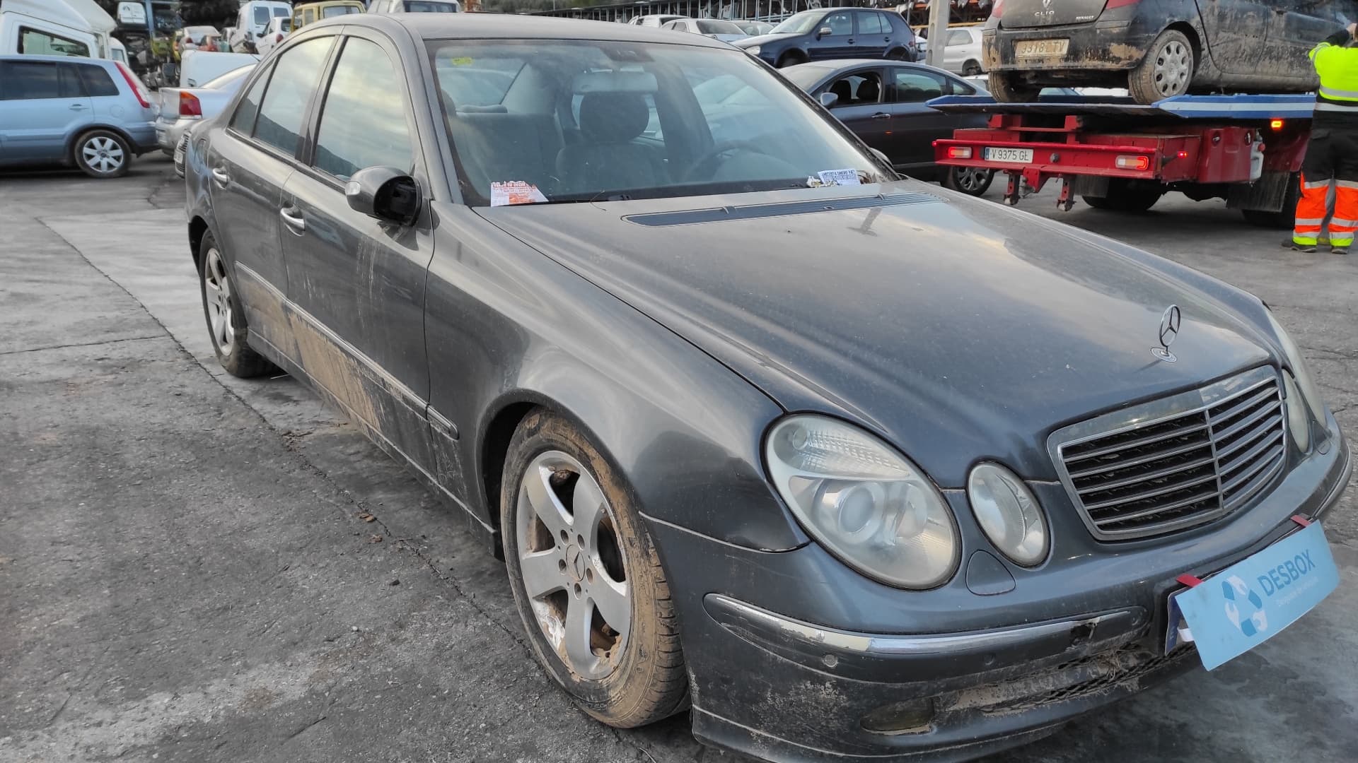 Recambio de CERRADURA PUERTA TRASERA DERECHA para MERCEDES-BENZ CLASE E (W211) BERLINA OM646961 - GRIS