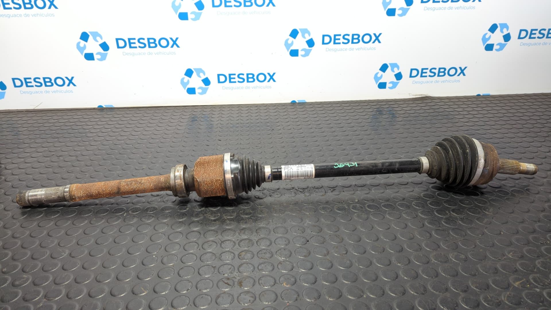 Recambio de TRANSMISION DELANTERA DERECHA para CITROEN GRAND C4 SPACETOURER B YH01 referencia OEM IAM 9811176780 - AZUL