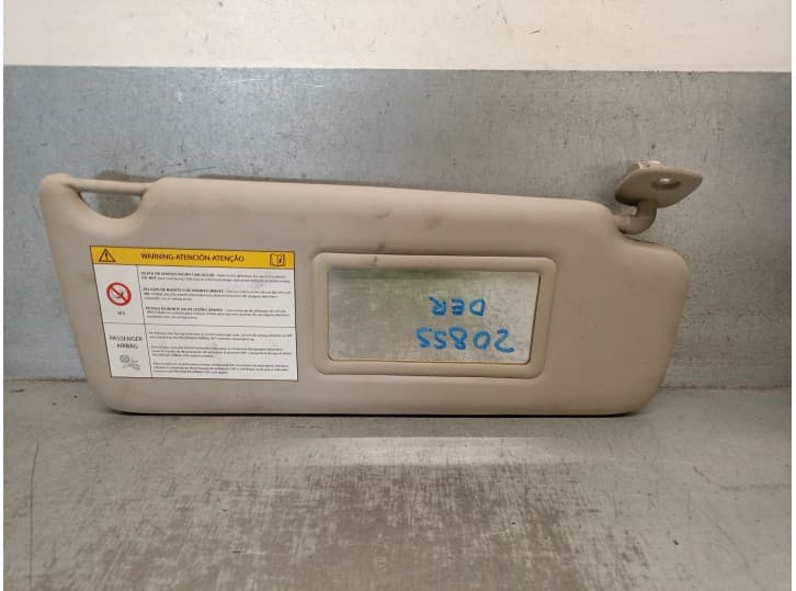 Recambio de parasol derecho para renault twingo ii (cn0_) 1.5 dci 75 referencia OEM IAM 7700849118 7700849118