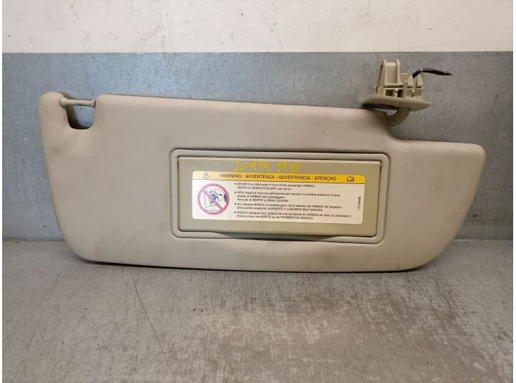 Recambio de parasol derecho para saab 9-3 (ys3f, e79, d79, d75) 1.9 tid referencia OEM IAM 12767129 12767129