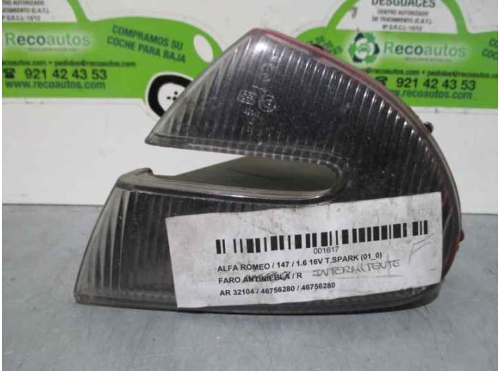 Recambio de piloto delantero derecho para alfa romeo 147 (937_) 1.6 16v t.spark (937.axa1a, 937.axb1a, 937.bxb1a) referencia OEM
