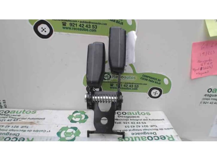Recambio de enganche cinturon trasero izquierdo para renault fluence (l3_) 1.5 dci (l30b) referencia OEM IAM 0076704 4 PUERTAS