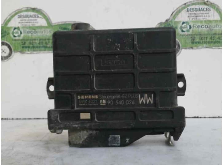 Recambio de centralita motor uce para opel kadett e hatchback (t85) 1.6 s (c08, c48, d08, d48) referencia OEM IAM 90340026 5WK62