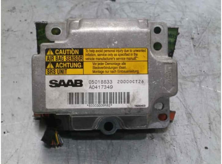 Recambio de centralita airbag para saab 9-3 (ys3d) 2.2 tid referencia OEM IAM 05018833 2000OCT26