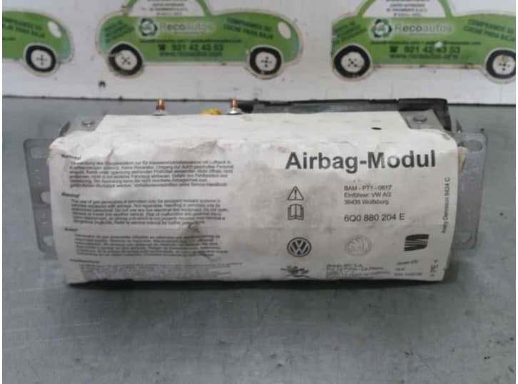 Recambio de airbag delantero derecho para seat cordoba (6l2) 1.9 tdi referencia OEM IAM 6Q0880204E 00217B7LCQEF