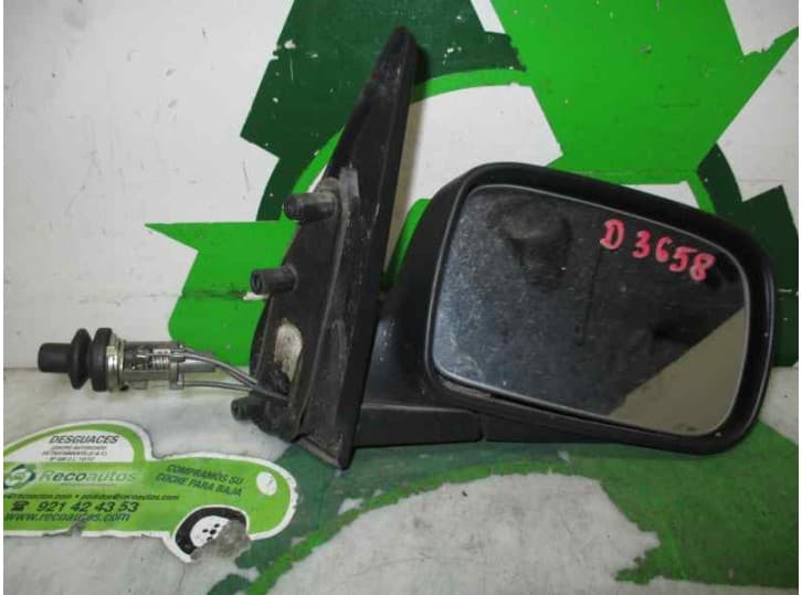 Recambio de retrovisor derecho para skoda felicia i (6u1) 1.3 referencia OEM IAM NEGRO MANUAL