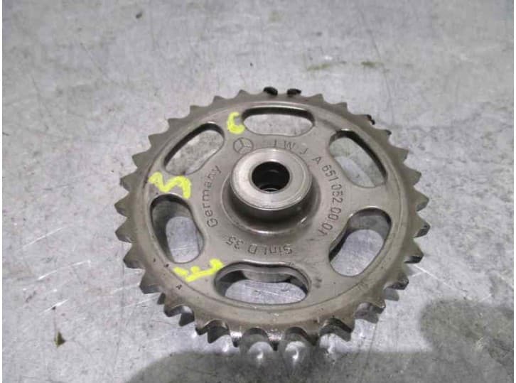 Recambio de polea arbol levas para mercedes-benz clase c (w204) c 220 cdi (204.002) referencia OEM IAM A6510520001
