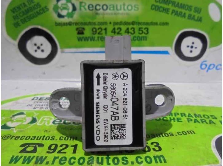 Recambio de sensor impacto para mercedes-benz clase c (w204) c 220 cdi (204.002) referencia OEM IAM 5WK43902 SIEMENS