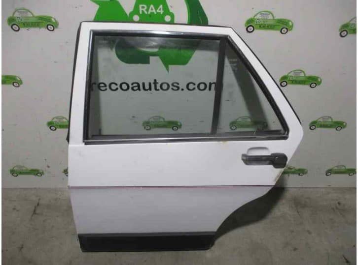 Recambio de puerta trasera izquierda para fiat regata (138_) 70 1.3 referencia OEM IAM BLANCA 4 PUERTAS