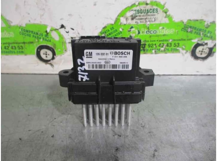 Recambio de resistencia calefaccion para chevrolet cruze hatchback (j305) 2.0 cdi referencia OEM IAM 13503201 F011500056