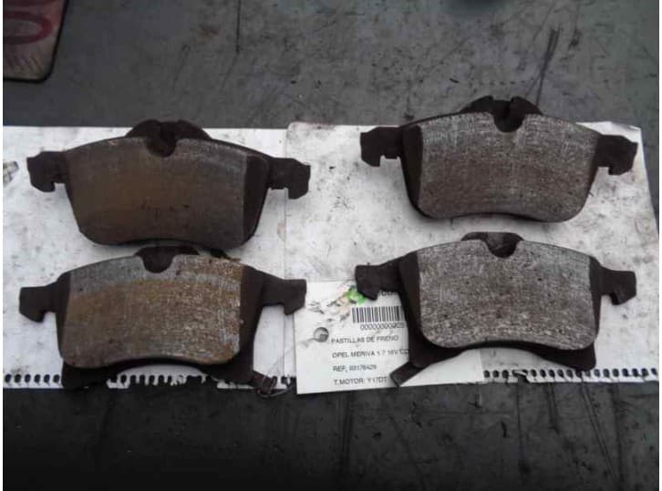 Recambio de pastillas de freno para opel meriva a monospace (x03) 1.7 dti (e75) referencia OEM IAM 93176429