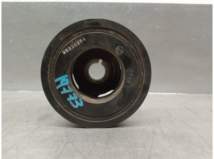 Recambio de polea cigueñal para chevrolet aveo / kalos hatchback (t200) 1.4 16v referencia OEM IAM 96336264