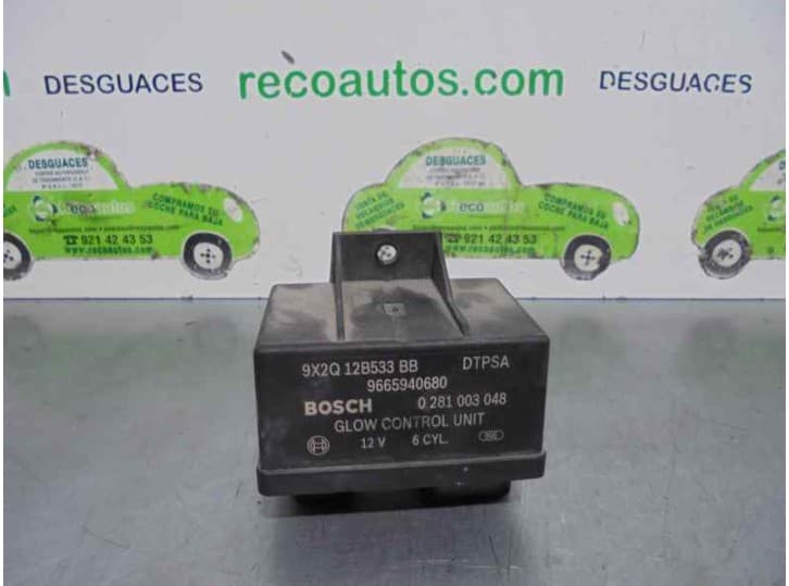 Recambio de caja precalentamiento para citroën c6 (td_) 3.0 hdi referencia OEM IAM 9665940680 0281003048 BOSCH