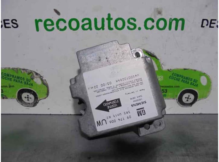 Recambio de centralita airbag para opel astra g coupé (t98) 1.8 16v (f07) referencia OEM IAM 09174006 5WK42878 SIEMENS