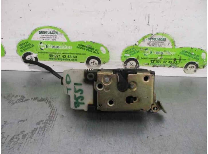 Recambio de cerradura puerta trasera derecha para alfa romeo 146 (930_) 1.9 td (930.b4a) referencia OEM IAM 46764403 4 PINES 5 P