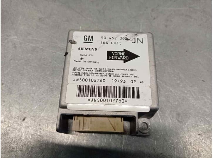 Recambio de centralita airbag para opel calibra a (c89) 2.0 i (m07) referencia OEM IAM 90462305JN 5WK4071 SIEMENS