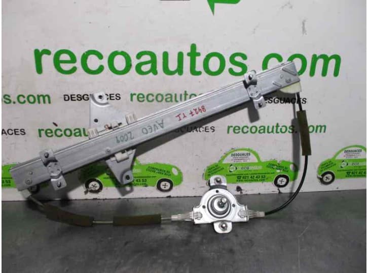 Recambio de elevalunas trasero izquierdo para chevrolet aveo / kalos hatchback (t250, t255) 1.2 referencia OEM IAM MANUAL 5 PUE