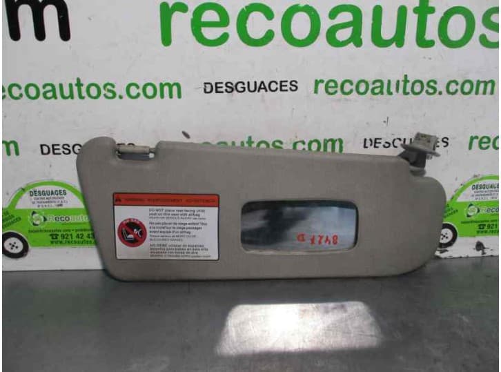 Recambio de parasol derecho para chevrolet aveo / kalos hatchback (t250, t255) 1.2 referencia OEM IAM