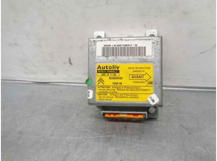 Recambio de centralita airbag para citroën xsara (n1) 1.9 td referencia OEM IAM 9636894280 550741100 AUTOLIV