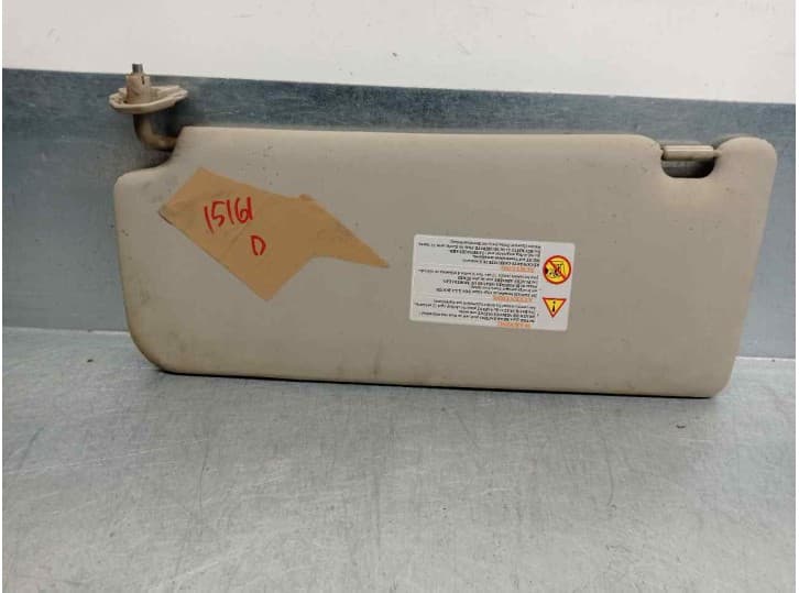 Recambio de parasol derecho para nissan patrol gr v wagon (y61) 3.0 dti referencia OEM IAM 96400VS44C 96400VS44C