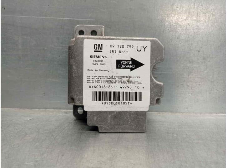 Recambio de centralita airbag para opel astra g sedán (t98) 2.0 di (f69) referencia OEM IAM 09180799 5WK42905 SIEMENS
