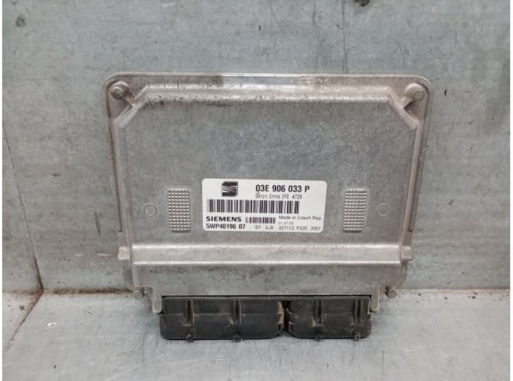 Recambio de centralita motor uce para seat ibiza iii (6l1) 1.2 referencia OEM IAM 03E906033P 5WP4019607 SIEMENS