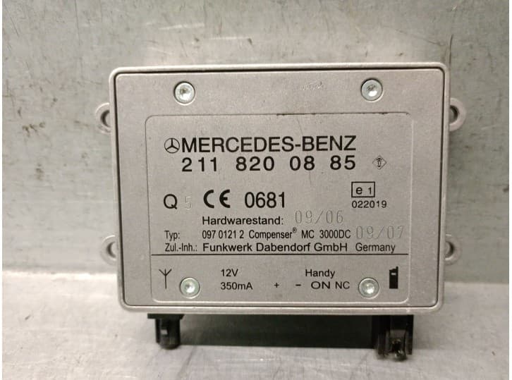 Recambio de antena para mercedes-benz clase m (w164) ml 280 cdi 4-matic (164.120) referencia OEM IAM 2118200885 2118200885