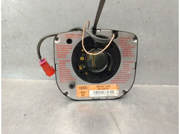 Recambio de anillo airbag para audi cabriolet b3 (8g7) 1.9 tdi referencia OEM IAM 4D0951543D 4D0951543D