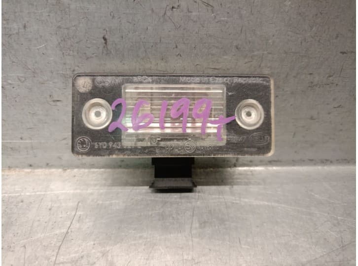 Recambio de piloto matricula para skoda fabia ii combi (545) 1.6 tdi referencia OEM IAM 6Y0943021E 6Y0943021E