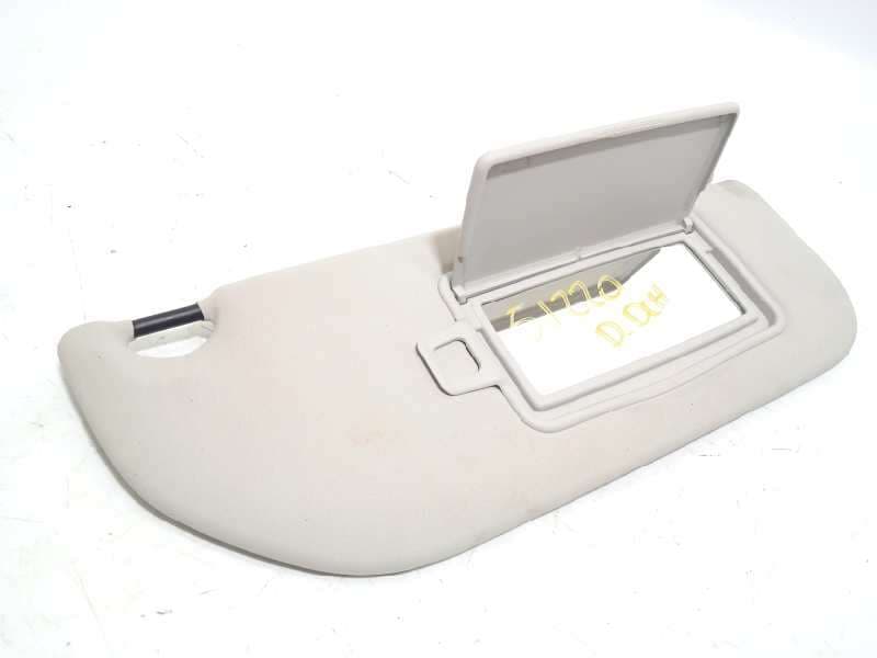 Recambio de parasol derecho para toyota aygo 1.0 cat referencia OEM IAM 47410H080B0 - Blanco