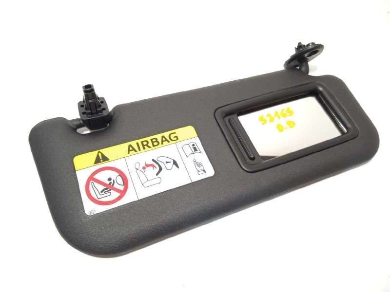 Recambio de parasol derecho para toyota yaris cross 1.5 hybrid (mxpj10l) referencia OEM IAM 74310K0100C0 - Blanco