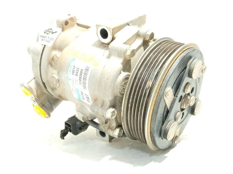 Recambio de compresor aire acondicionado para fiat qubo (225_) 1.3 d multijet (225axe1a, 225cxe1a, 225axh1a, 225axl1a,... refere - Blanco