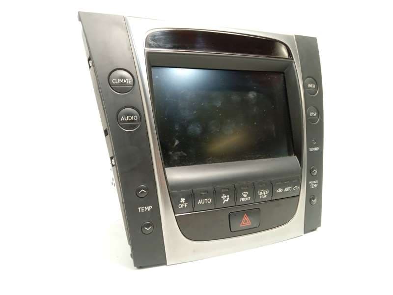 Recambio de pantalla multifuncion para toyota lexus gs (gs/us/ws19) 300 referencia OEM IAM 8611130751 8976930011 4622002820 - Gris