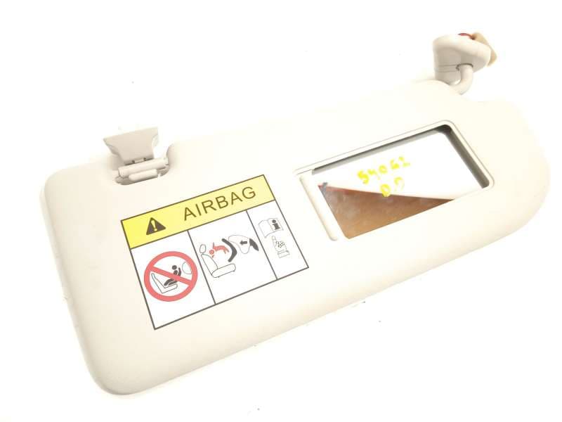 Recambio de parasol derecho para mg hs (as23) 1.5 t (sas23) referencia OEM IAM 20221112 - Blanco
