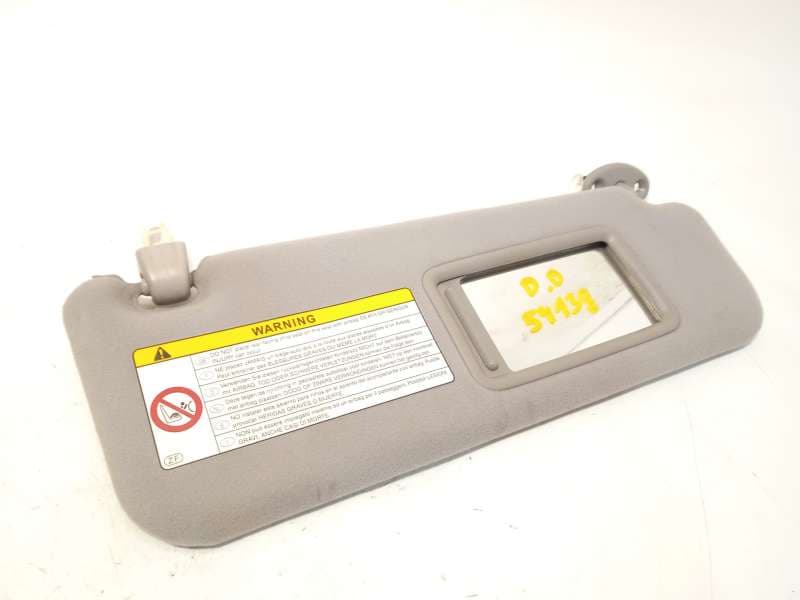 Recambio de parasol derecho para toyota prius liftback (_w2_) 1.5 hybrid (nhw20_) referencia OEM IAM 7431047133B4 - Negro