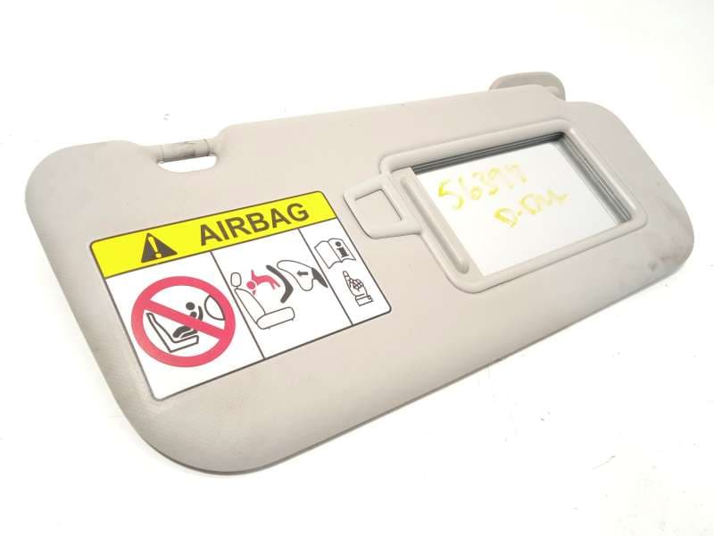 Recambio de parasol derecho para kia rio iv (yb, sc, fb) 1.2 cvvt referencia OEM IAM 85220H8060BF3 - Blanco