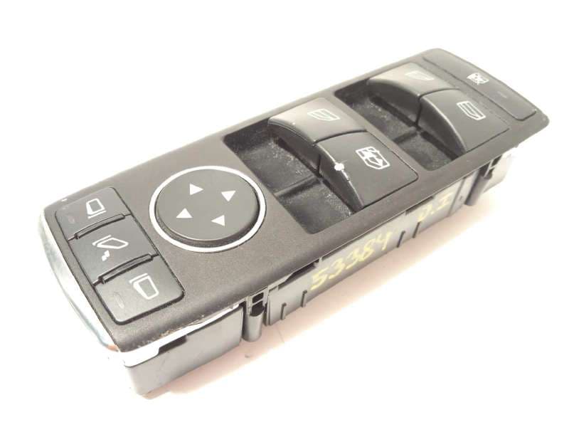 Recambio de mando elevalunas delantero izquierdo para mercedes-benz clase glk (w204) glk glk 220 cdi 4-matic be (204.984) refere - Negro